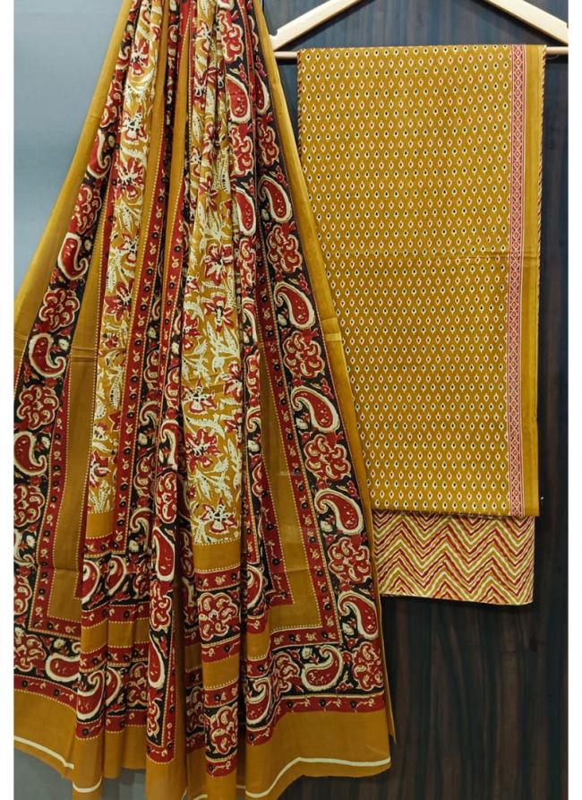 Cotton Multi Colour Casual Wear Printed Salwar Suit